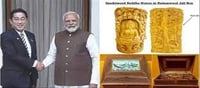 Karnataka Buddha art is presented by PM Modi to Japan PM...